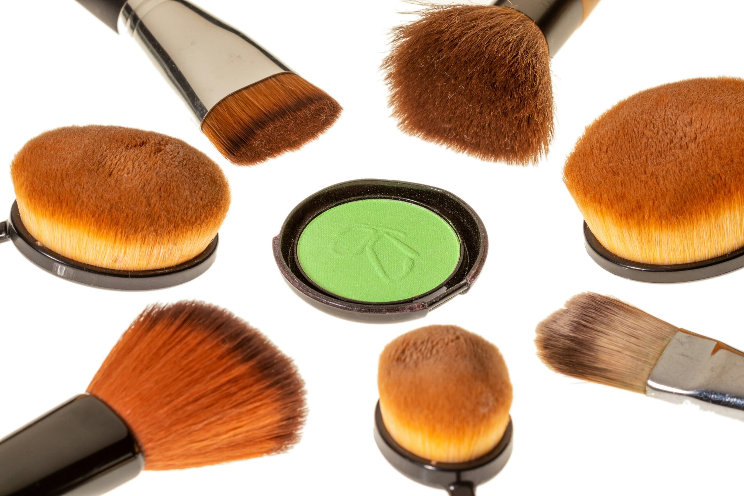 A customer testimonial image featuring their favorite multi-use makeup palette