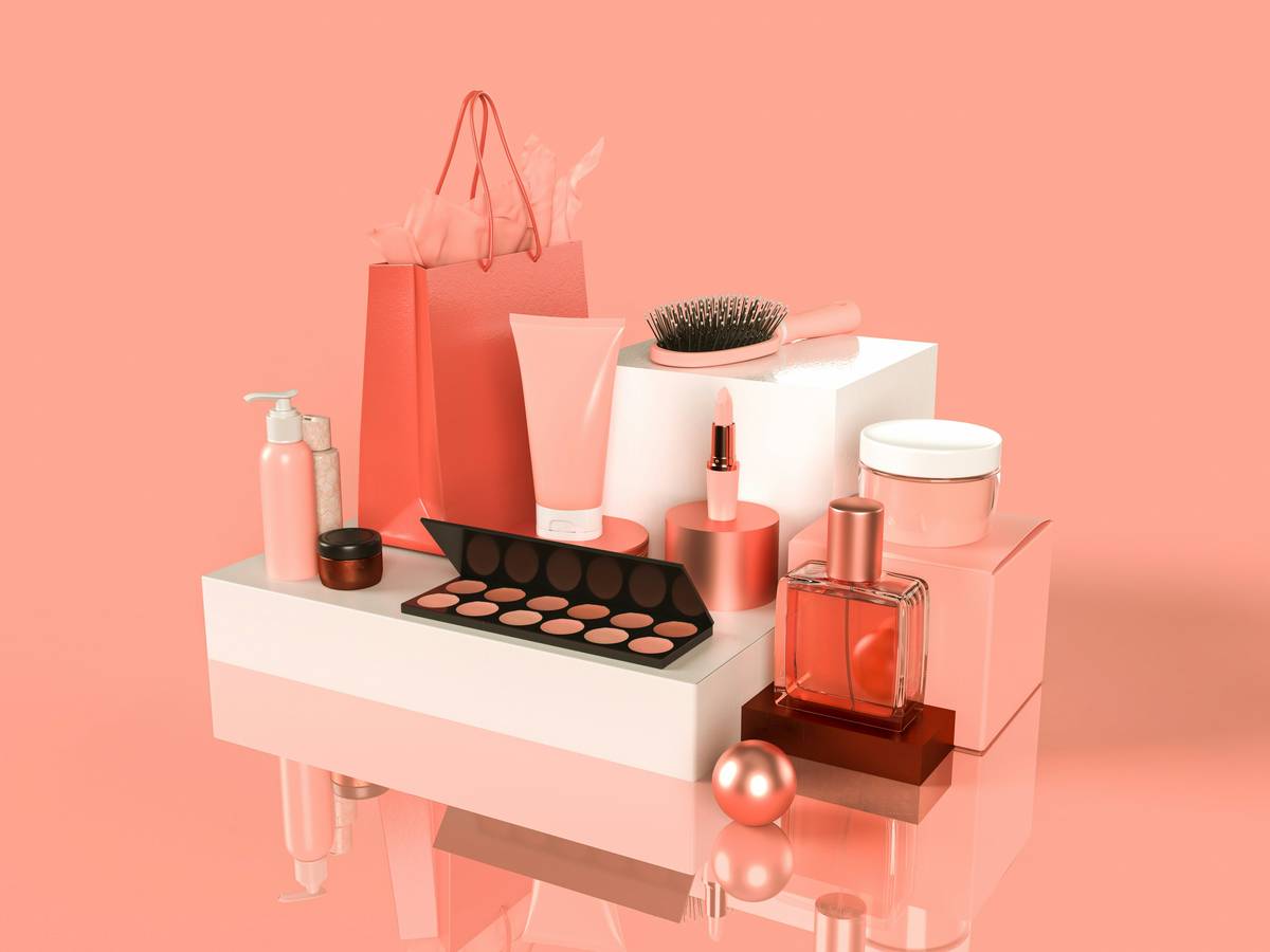 Infographic showing diverse skin tones enhanced by makeup.